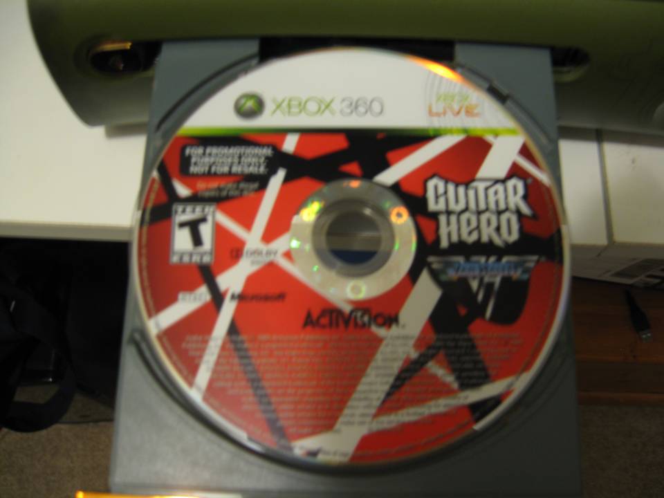  And here is the actual game disc.