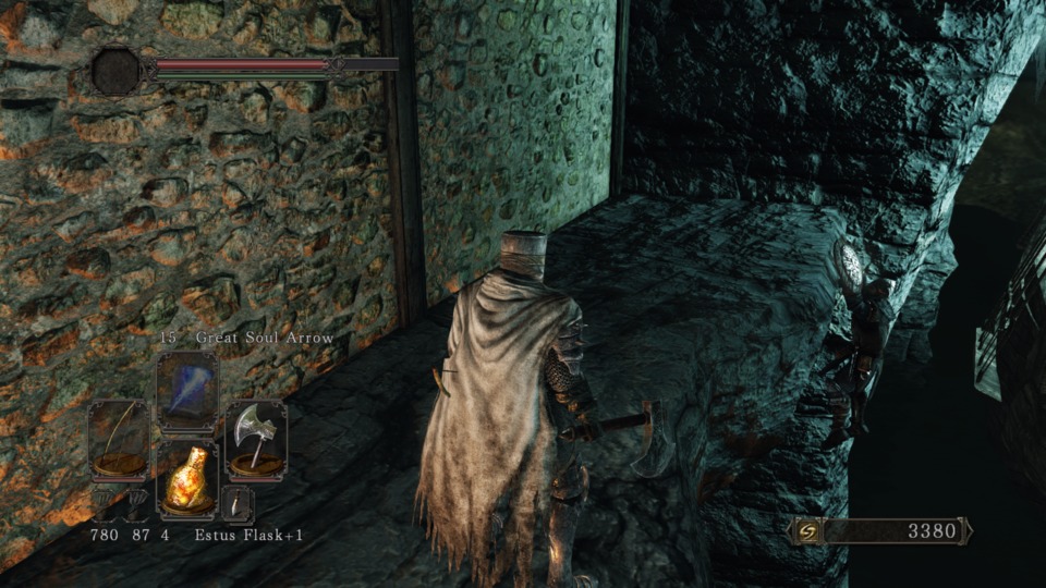 This guy IS Dark Souls.  I shot him in the face with an arrow. 
