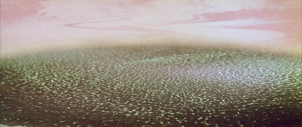 Solaris (1972) is a surreal movie. And here's an alien in the from of an ocean. Yes.