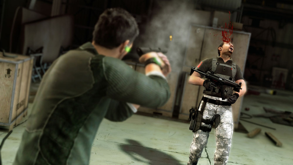 The team's experience with Splinter Cell prepared them to create a small game with a focus on hiding from enemies.