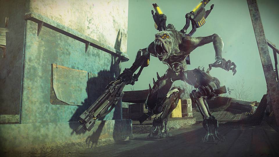 The Long Legs Chimera, a half robot half monster.