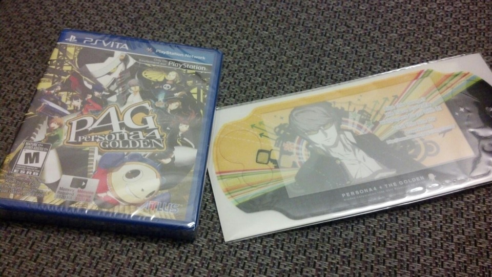 Not Pictured: My cat who wouldn't cooperate and my Vita which I do not own yet