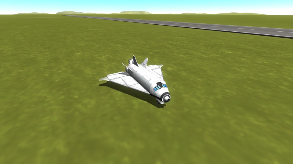 A space plane! It works, i can land it precisely and everything, it's just super unbalanced once you strap a rocket to it.