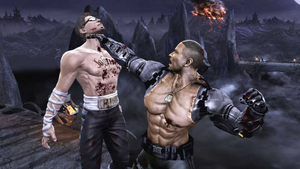 Johnny Cage vs Jax: Not his face!