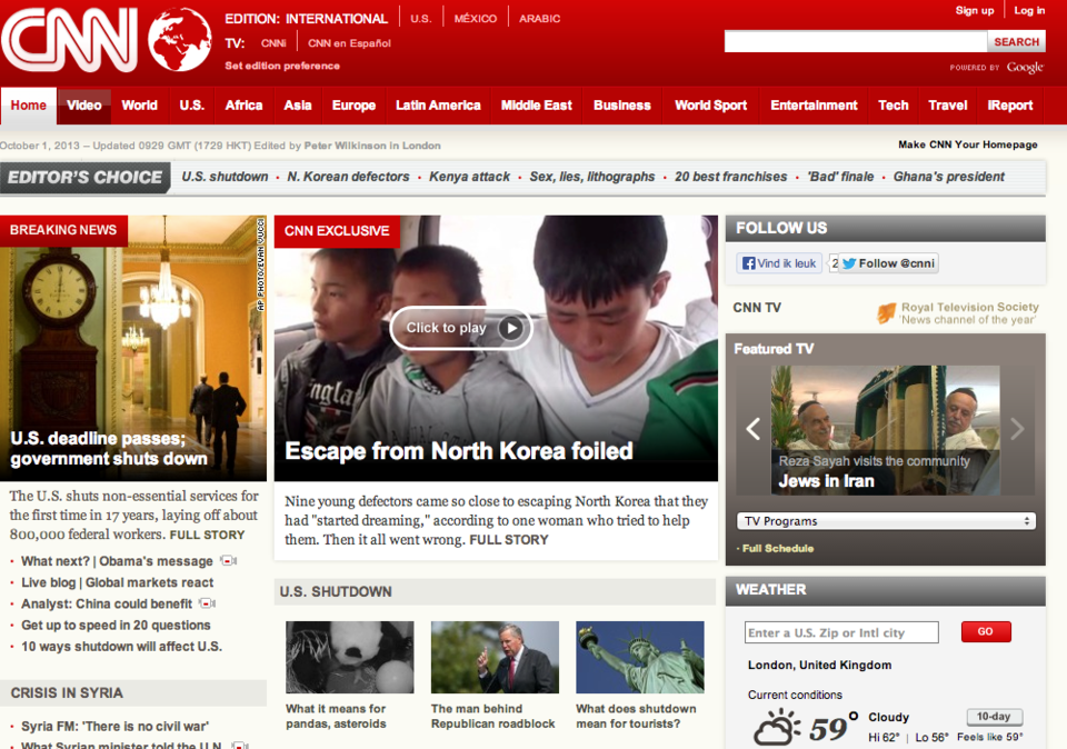 Yeah, the shutdown is important but did you hear about these 9 kids trying to escape North-Korea?