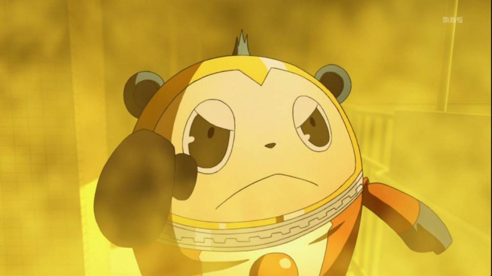 Kuma! (Teddie's catchphrase in the show and game in Japanese)