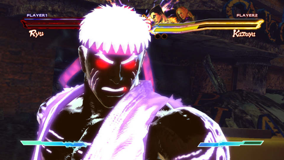 Ryu is mad, and if you go into Pandora Mode you'll know why