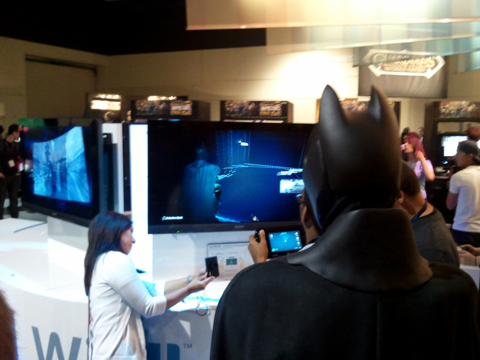 Batman is not impressed with Batman on the Wii-U
