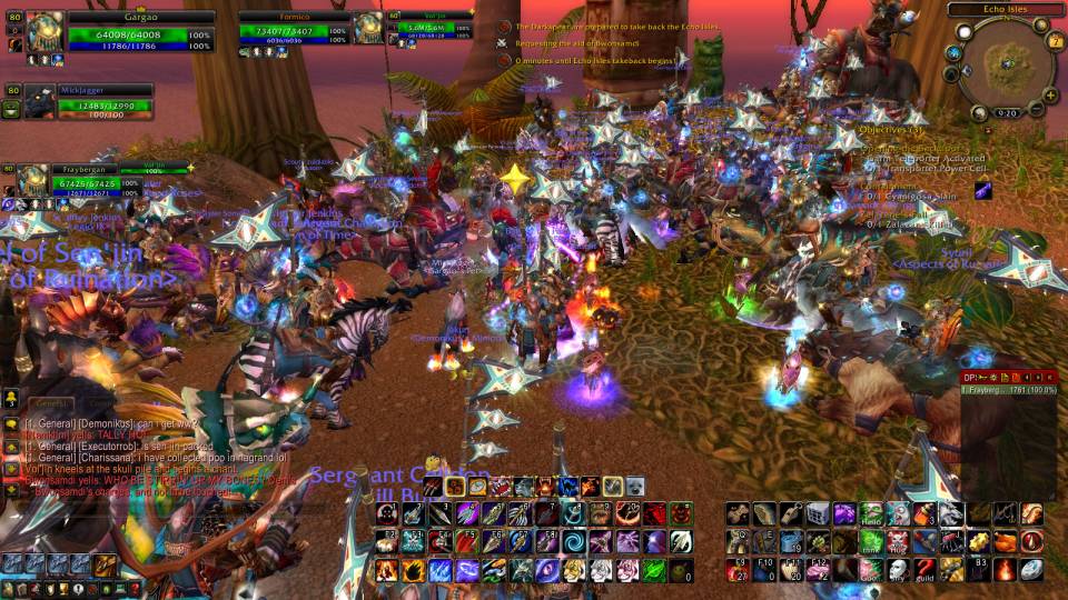  This Is Everyone waiting at the Echo Isles for the fight to begin. 