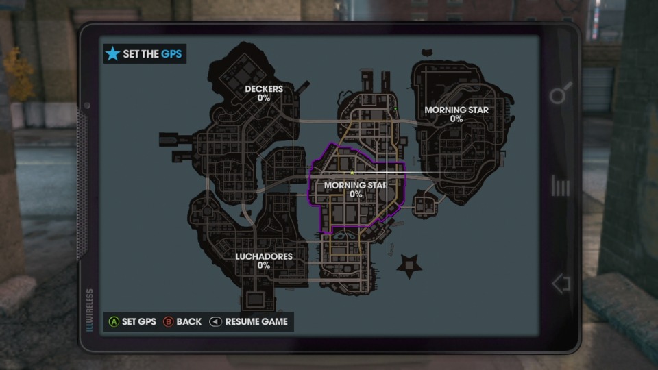 In-game map of Steelport 