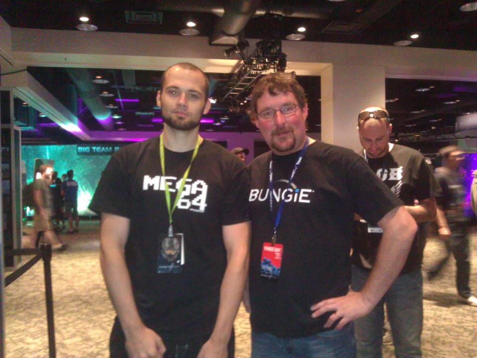 Me and Jay Weinland Audio composer at Bungie.