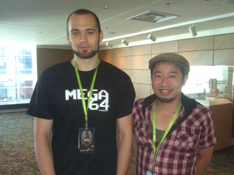 Me and Sotaro Tojima sound lead on Halo 4 and MGS 4.