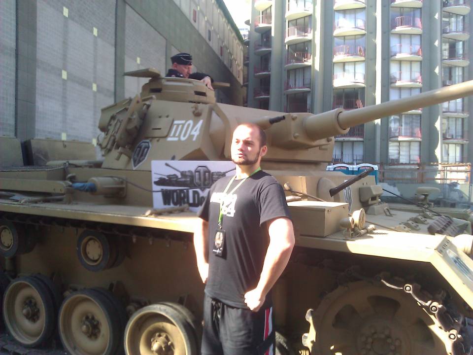 Me in front of a Panzer Tank!