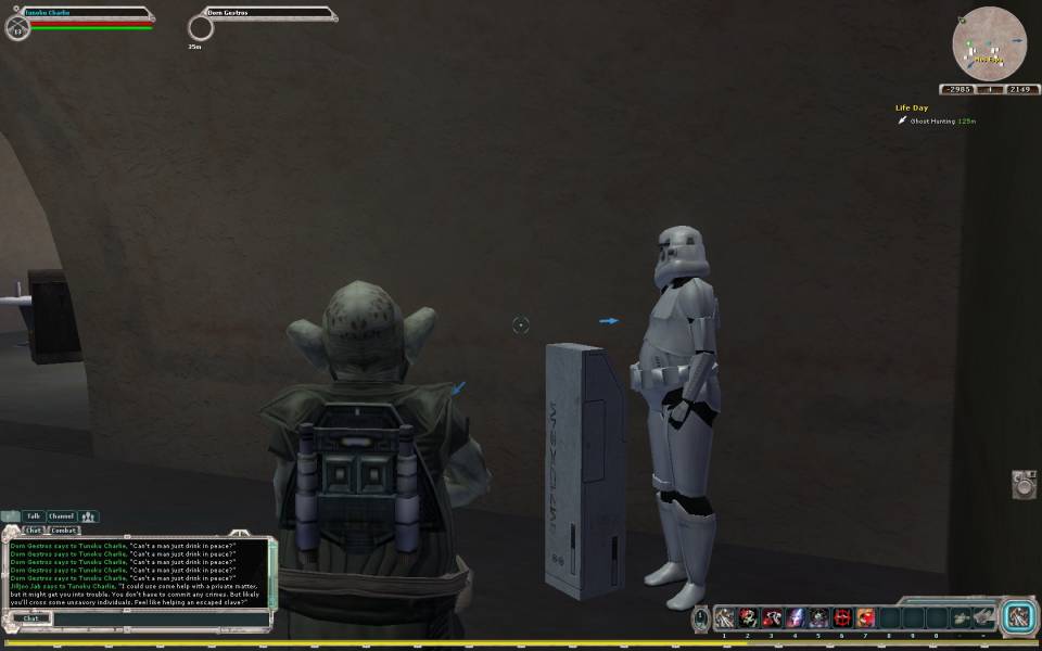Why hello there, slightly deformed Stormtrooper model.