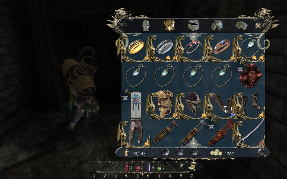  Items in your inventory can either be repaired by materials, craft into better weapons and destroyed to for materials.