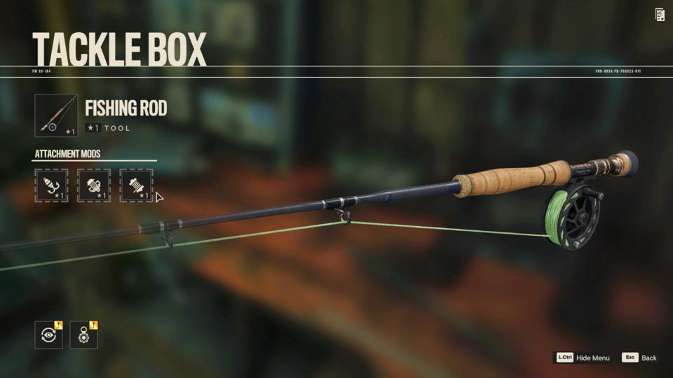 Even though fishing and hunting are worthless in this game, it’s still cool that the fishing rod can be customized.