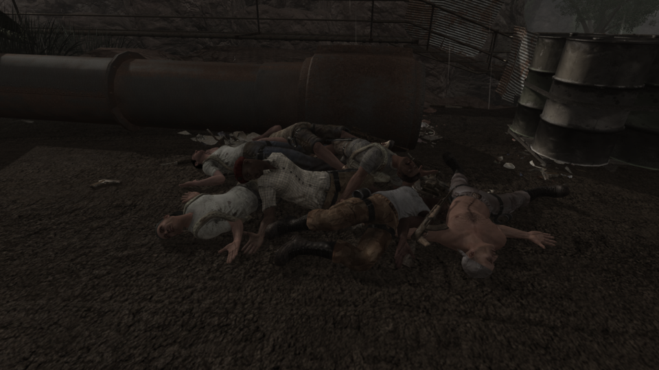  Lots of corpses.