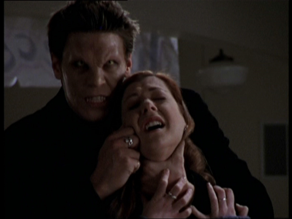 Buffy, your boyfriend wants to eat me. Not in a uuh-aah sort of way.