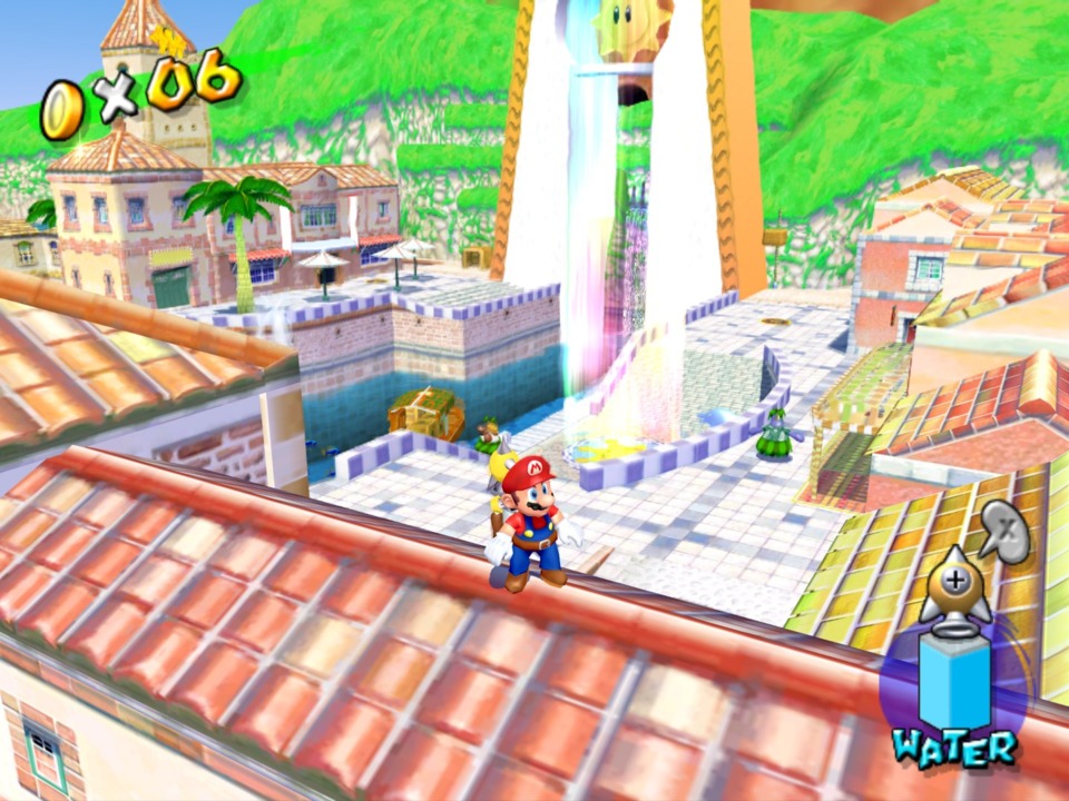 Thanks to the vibrant art style Super Mario Sunshine still looks good today.