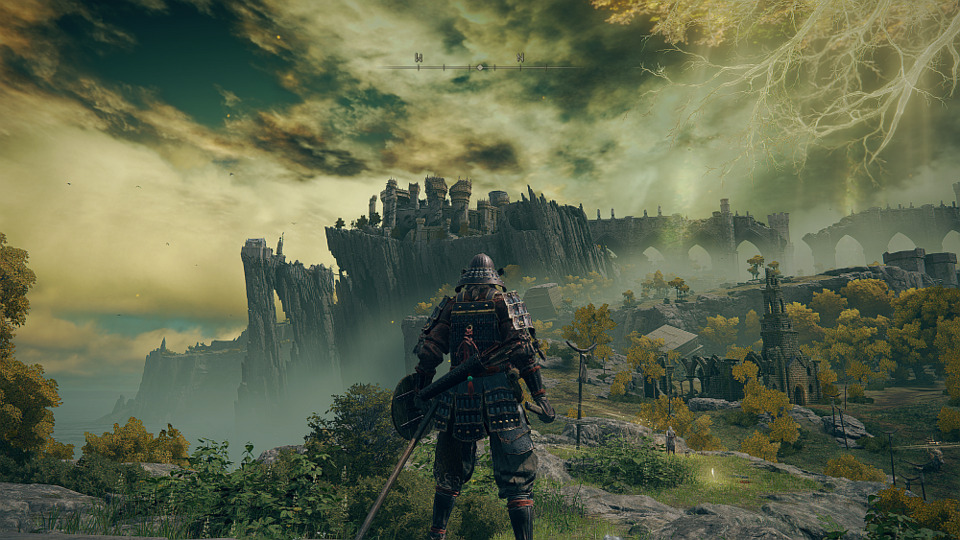 This game has some of the best wallpaper-esque views I've seen since The Witcher 3. When From finally fixes the framerate stuttering on any given rig setup, Elden Ring will become a masterpiece. 