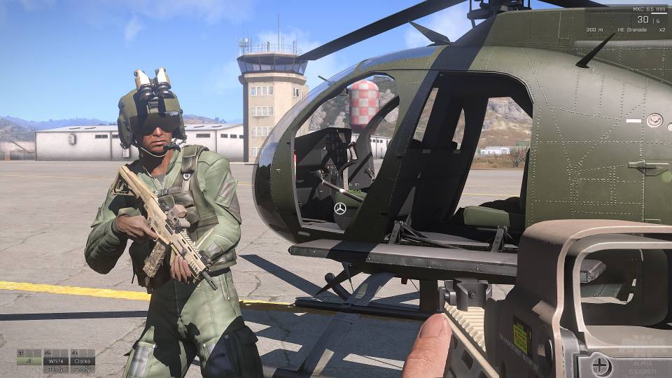 Mr. Pilot, before I stole his heli.