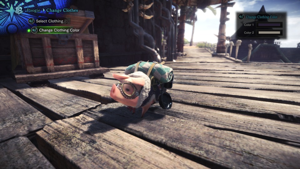 I forgot to mention Poogie in my text, but Poogie is very cute.