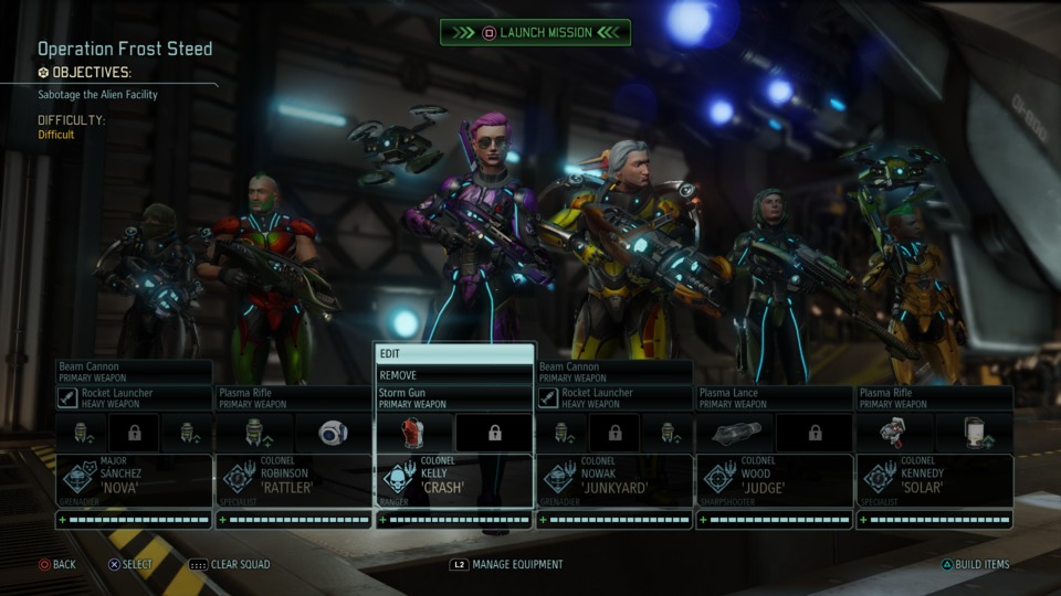 My best squad with their very good procedural nicknames. Sadly I could only fit six in a squad, because I have another healer specialist who was also extremely good throughout the campaign.