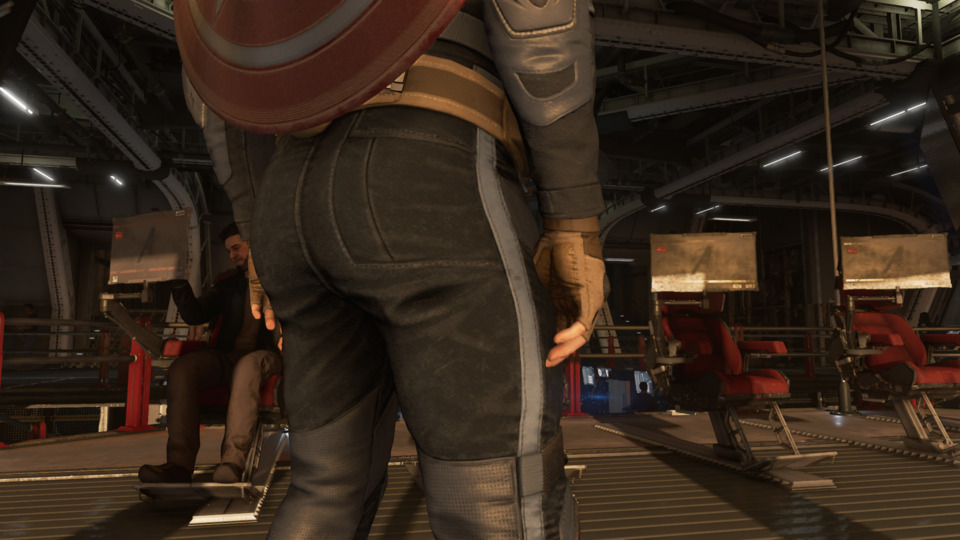 But also here's Cap's butt again, because no one can stop me. 