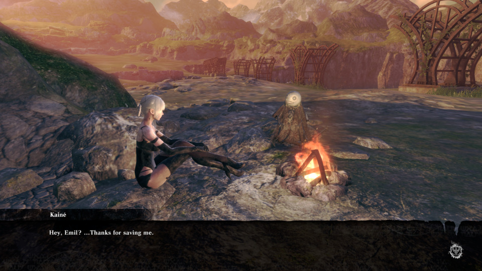 Time for a quick camping break before discussing the game's endings. 