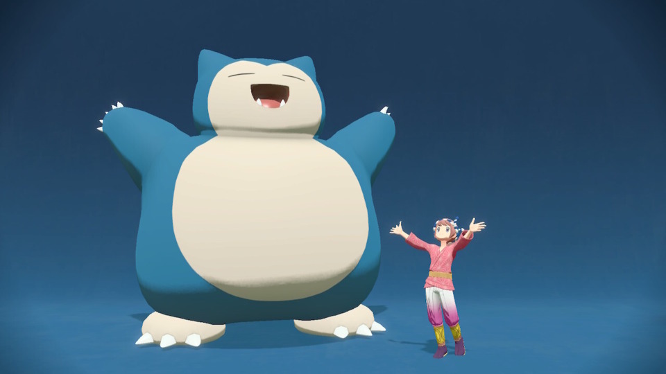 Still can't get over how bigh Alpha Snorlax is.