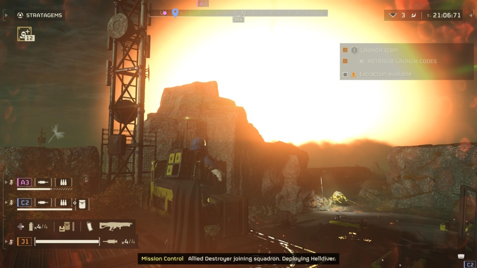 Nothing quite like launching your first ICBM in Helldivers II.
