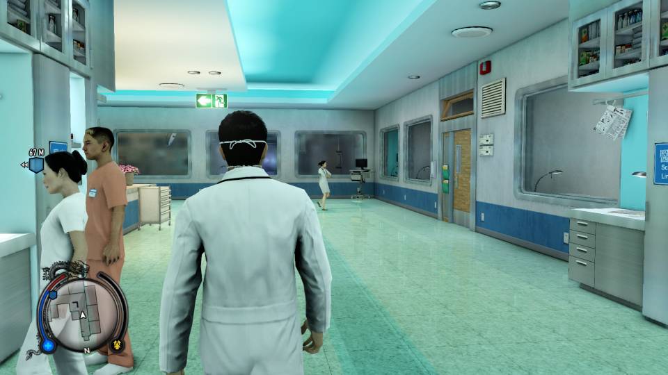 This is a GREAT hospital hallway 