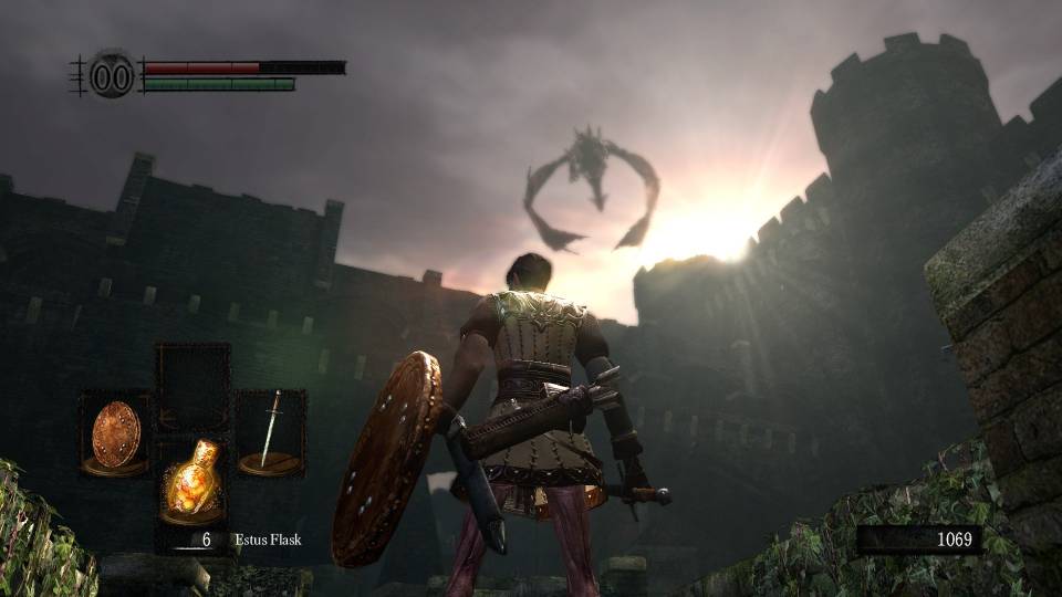  Started up Dark Souls with the default settings from DSFix. Lookin' pretty nice.