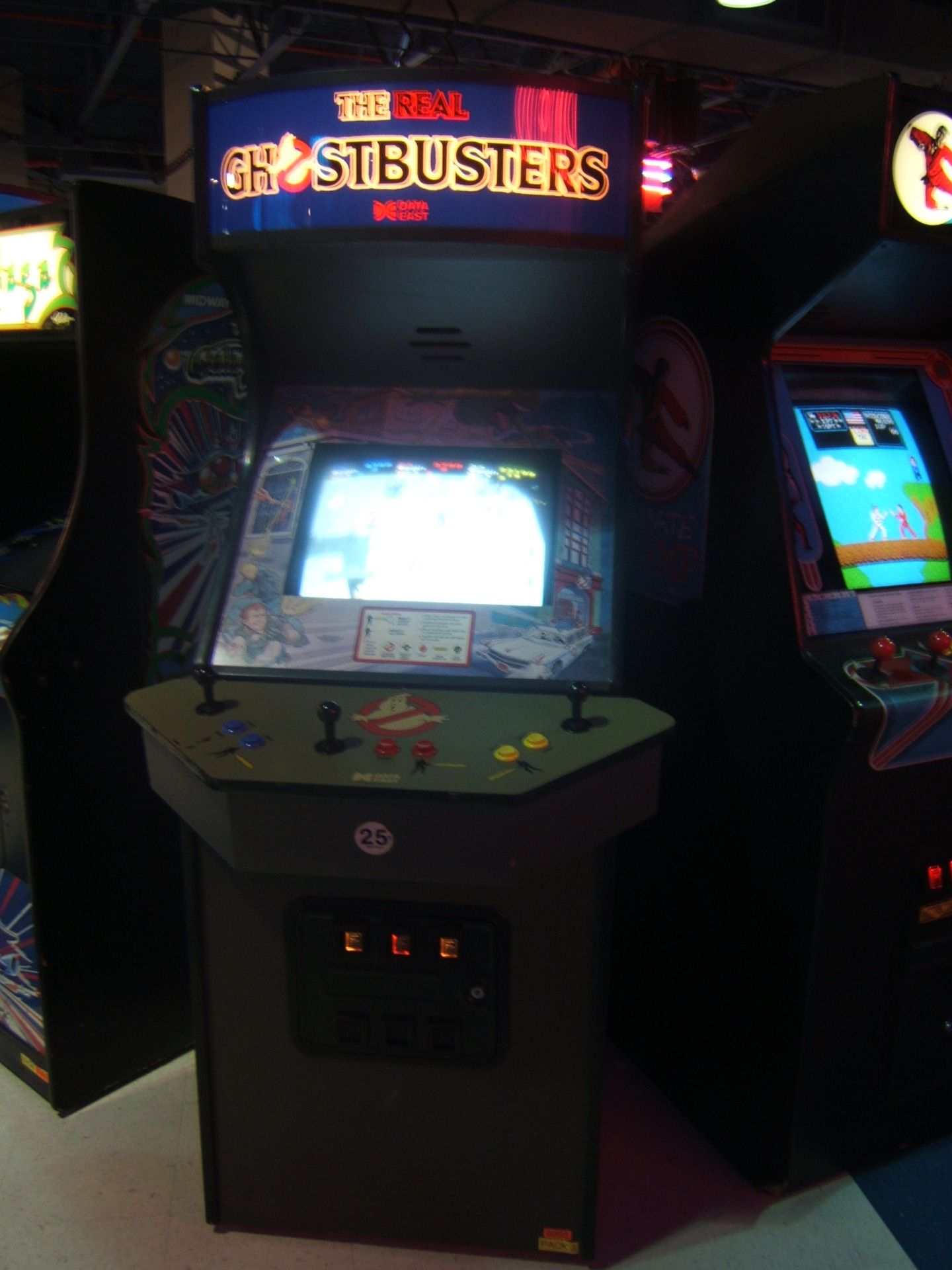 The Real Ghostbusters Arcade Cabinet