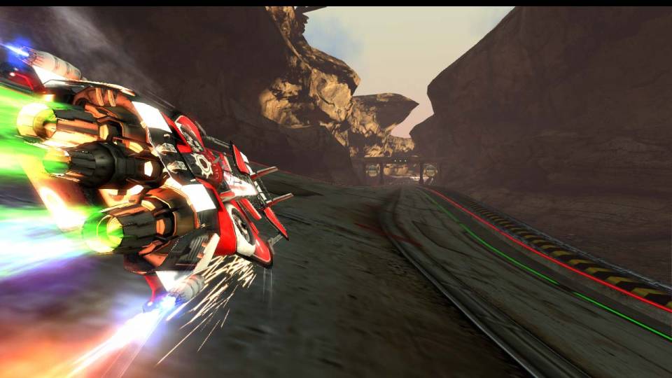 Sodium 2's a better game than what's been available in Home, but superior to WipEout? Not really.