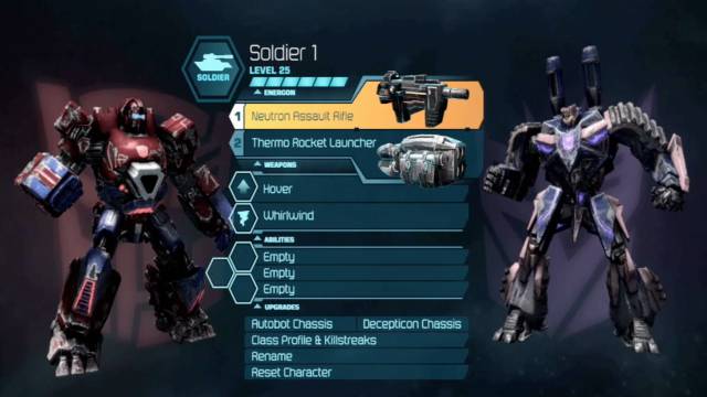 Transformers: War for Cybertron Multiplayer Customization Trailer