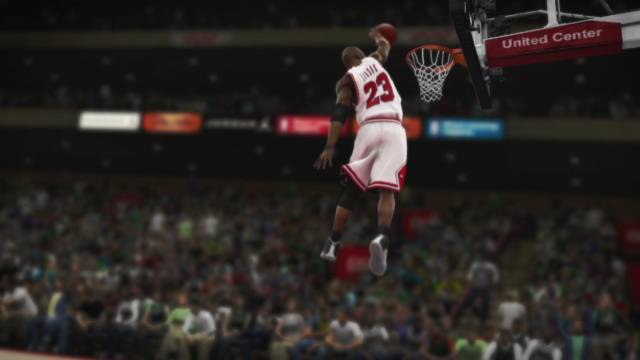 Digital Michael Jordan Dunks In NBA 2K11