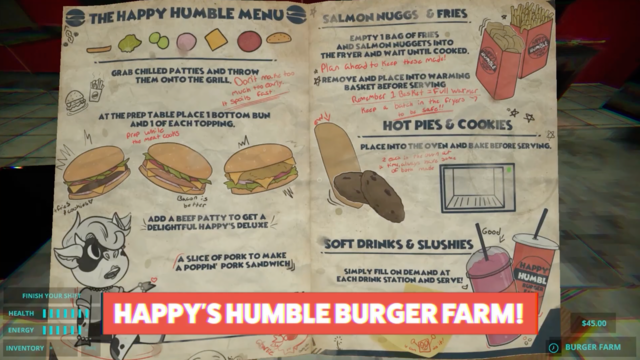 E3 2021: Everything is Perfectly Normal at Happy's Humble Burger Farm