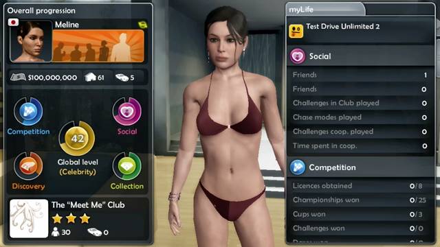 Character Customization And Stuff In Test Drive Unlimited 2