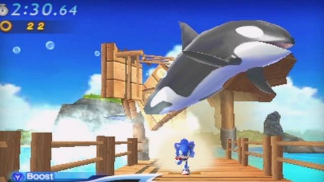 Flee From Killer Whales in Sonic Generations