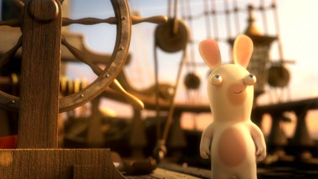 Mess With Christopher Columbus In Raving Rabbids: Travel In Time 