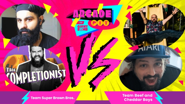Arcade Pit: Team Super Brown Bros. VS Team Beef and Cheddar Boys