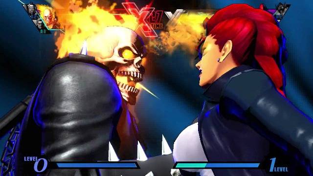 Ghost Rider takes on Firebrand in Ultimate Marvel vs. Capcom 3