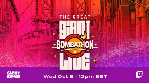 Join Us Wednesday For The Great Giant Bombathon Live!