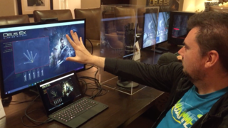 Here's Jeff Making Rude Gestures With the Deus Ex Bionic Arm