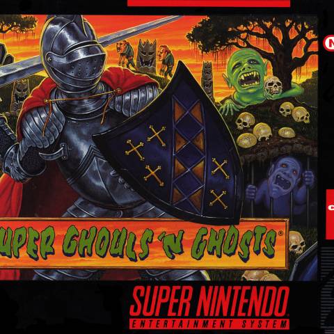 Super Ghouls 'N Ghosts SNES-cover/baixar ROM