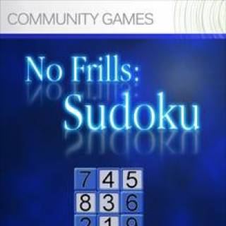 No Frills Sudoku