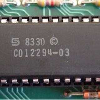 Pokey chip used in Atari 8-bit computers