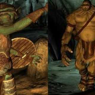 In Oblivion, level scaling can make a goblin become an ogre!