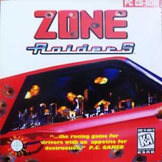 Front cover for US PC release of Zone Raiders.